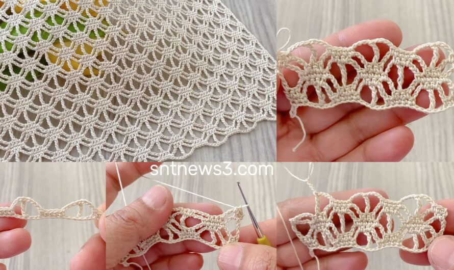 Amazing❗️Just 3 Rows Simple Crochet Pattern Tutorial for Summer Blouse