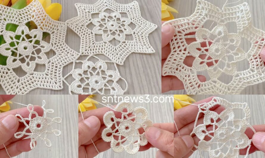 Incredibly Beautiful❗️You Will Love This New Crochet Motif Pattern