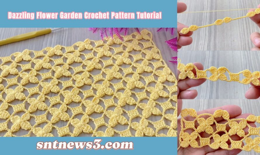 Dazzling Flower Garden Crochet Pattern Tutorial