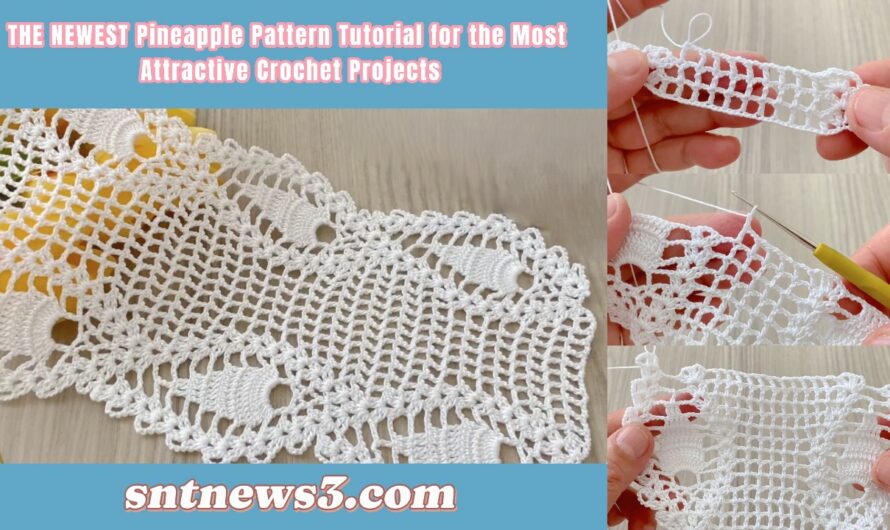 THE NEWEST Pineapple Pattern Tutorial for the Most Attractive Crochet Projects